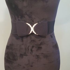 High waist bowtie belt